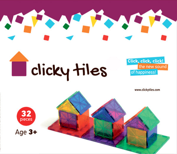 Clicky Tiles™ - Standard Set - 32 Pcs