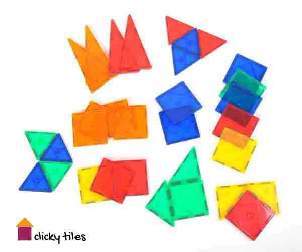 Clicky Tiles™  - Premium Set - 60 Pcs